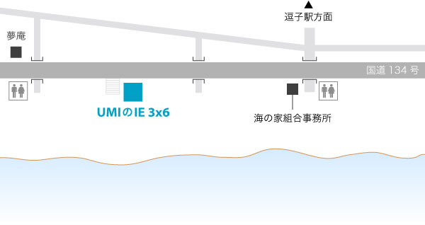 UMIのIE 3x6の案内図